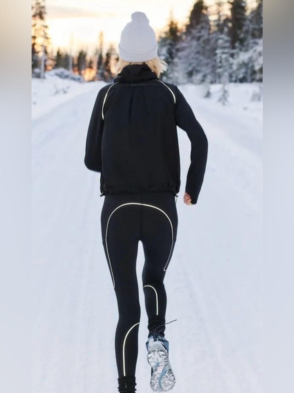 Outdoor Voices Frost Knit 7/8 Legging Black